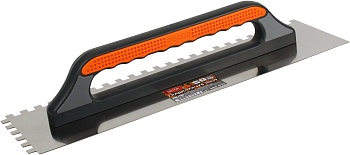 Гладилка DECOR 280х130 мм зубчатая нерж.8х8 мм 0.7мм 680-008