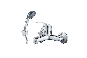 Смеситель DECOROOM DR71035 одноручный для ванны с коротким изливом,хром