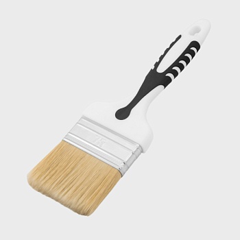 Кисть 35мм смешанная щетина Black White 2К ручка (12) 880-035