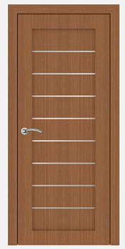 Дверное полотно М18 Велла/ белое стекло 700*2000 (витрина)