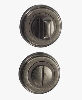 Накладка под фиксатор круглая Vantage BK03AS (состар.серебро)