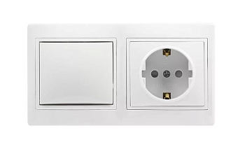 Рамка 2-м белая горизонтальная Венера Smartbuy SBE-01w-00-FR-2
