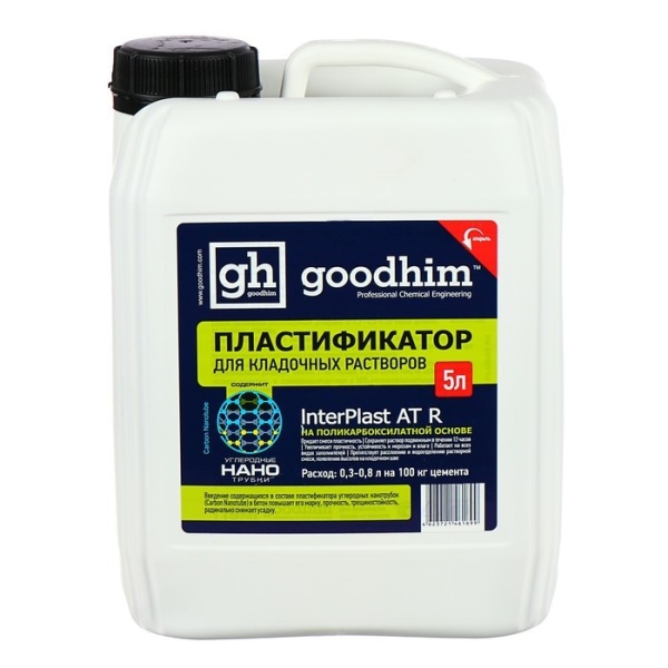 Пластификатор для кладочных растворов 5л INTERPLAST AT R GOODHIM