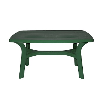Стол темно-зеленый 140*85*72,8 см Стандарт Пластик Премиум