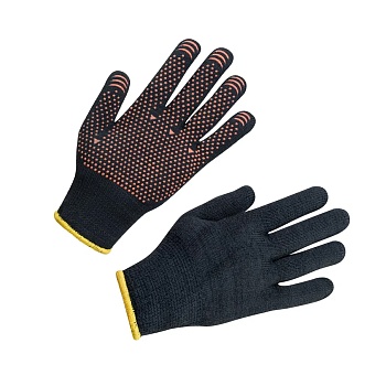 Перчатки утепленные хлопкополиэфирные с ПВХ 8 размер 10кл СВС