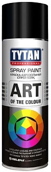 Краска аэрозольная универсальная акриловая Tytan Professional Art  RAL 9004М чёрная 400мл
