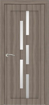 Дверное полотно М23 Мраморный орех/ бел. стекло 700*2000