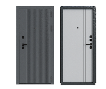 Дверь металлическая Рига 2050*960 правая