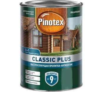 Пинотекс База под колеровку 0,9л Pinotex Classic Plus