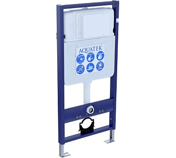 Рама монтажная для подв.унитаза, звукоизоляционная прокладка Aquatek Standart INS-0000012 1130*510*100