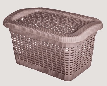 Корзина универсальная 450*300*250мм 20 л (коричневый) Бытпласт