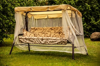 Качели садовые 3-х местные Варна Тафтинг 1103