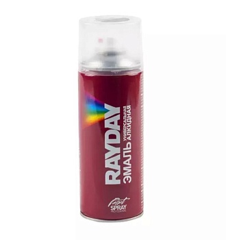Краска аэрозольная алкидная Rayday 520 мл RAL 3020 красная RD-041