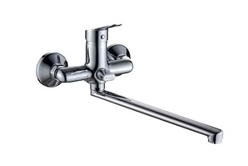 Смеситель для ванны G054710 d40 Leone Gota Rocio с изливом L-30см