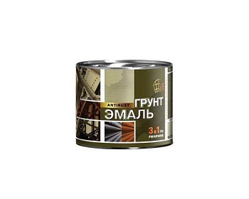 Грунт-эмаль 3в1 Синяя 1,9кг Радуга (6)																																																	