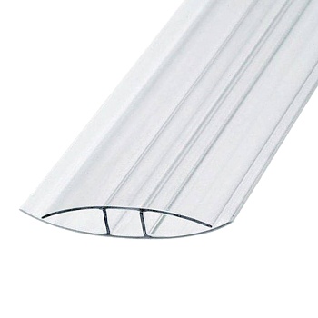 Профиль неразъемный 4-6мм Прозрачный 6,0м