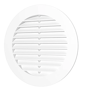 Решетка вентиляционная круглая D100 c сеткой 100РКс