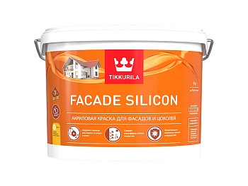 Краска Fasade Silicon для фасадов и цоколей 9л С TIKKURILA