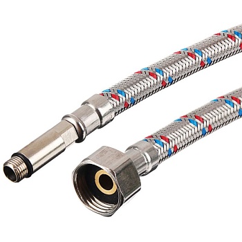 Подводка гибкая для воды TF - BLUE (1/2"хM10х1.2) (для смесителя) пара