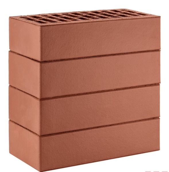 Кирпич керамический ЛСР 1 НФ Темно-Красный ФЛЕШ Гладкий М150-175 (420шт) РКЗ  СПб