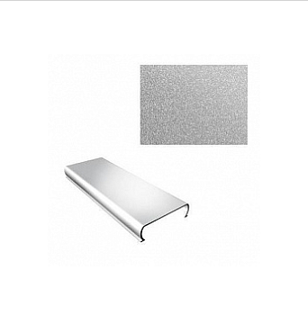 S-профиль алюмин. 100х3000 Металлик серебристый-С02К Н Cesal