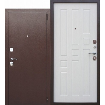 Дверь входная металлическая 8 мм Гарда Белый ясень  960 правая