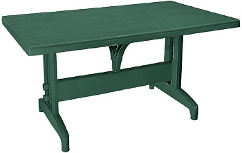 Стол прямоугольный темно-зеленый  Анталия 140*80 Эльф