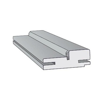 Короб телескоп с уплотнителем Vinyl Платина