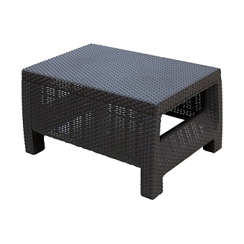 Стол пластиковый МОККО Ротанг 765*570*420мм (1) "Альтернатива" М6492