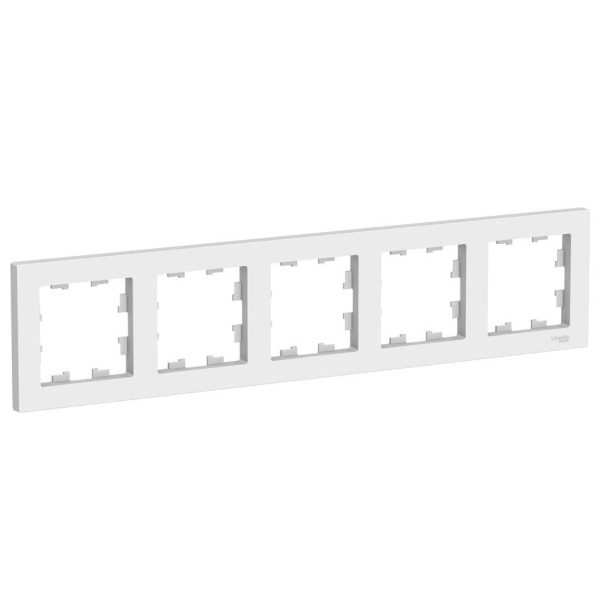 Рамка Schneider AtlasDesign 5-ая белый