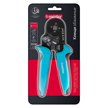 Клещи обжимные, 0,25-10мм2, Smartbuy tools (SBT-WCR-4)