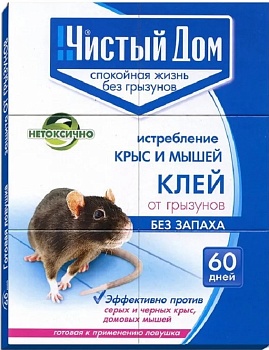 Клей от грызунов готовая ловушка Чистый Дом 40г 212532