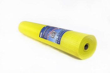 Сетка Фасадная 5*5мм (1мх50м) желтая 145г\м2  X-Glass/Polinet