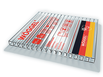 Поликарбонат 10 мм 2,1*12 пог.м (25,2м2) Белый Woggel
