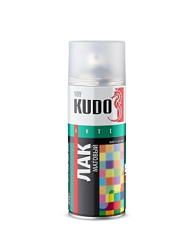 Лак KUDO универсальный акриловый матовый 520мл KU-9004