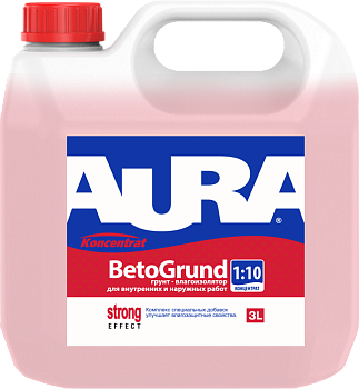 Грунт-концентрат 1:10 AURA BETO GRUND 3л