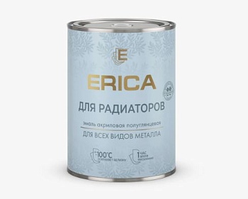 Эмаль для радиаторов Акриловая белая ERICA 1,8кг (14)
