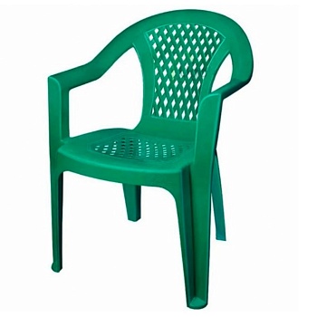 Кресло темно-зеленое 550*620*750 мм Эльф