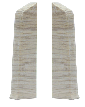 Торцевые заглушки ЛЕВАЯ пвх ROYCE 80 мм - 307 Дуб Хедсон