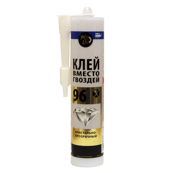 Клей вместо гвоздей POINT 96 280мл Кристалл