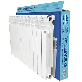 Радиатор биметаллический "STI" 12-секционный (500/80) СТОП ЦЕНА!!!