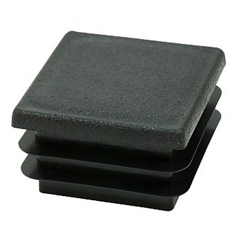 Заглушка внутренняя для трубы 20*40 черная (100)