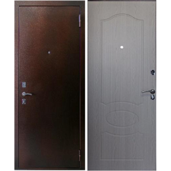 Дверь входная Дельта дуб беленный 860*2050 левая