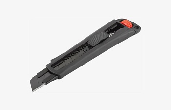Нож технический 25 мм усиленный Профи FIT 10332