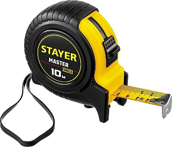 Рулетка 10*25мм ABS+TPR STAYER MASTER 34025-10-25