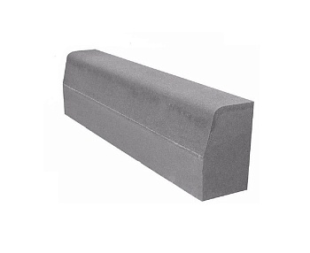 Бордюр 1000х300х150мм Беттекс Серый (18 шт)