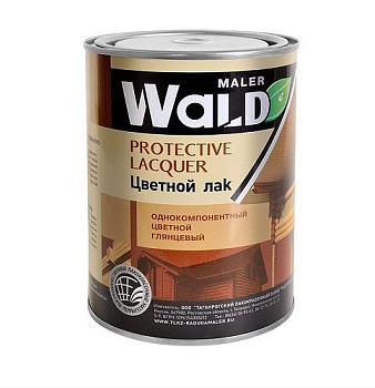 Лак по дереву Орех РАДУГА WALD 1л
