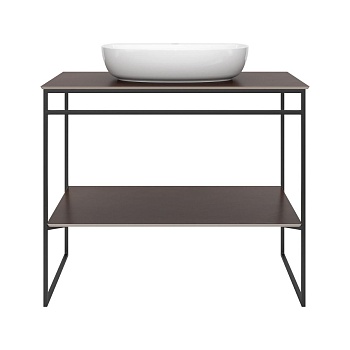 Металлическая структура KERAMA-MARAZZI PLAZA Next напольная 100, черная матовая, PL.N.100.01\BLK.M