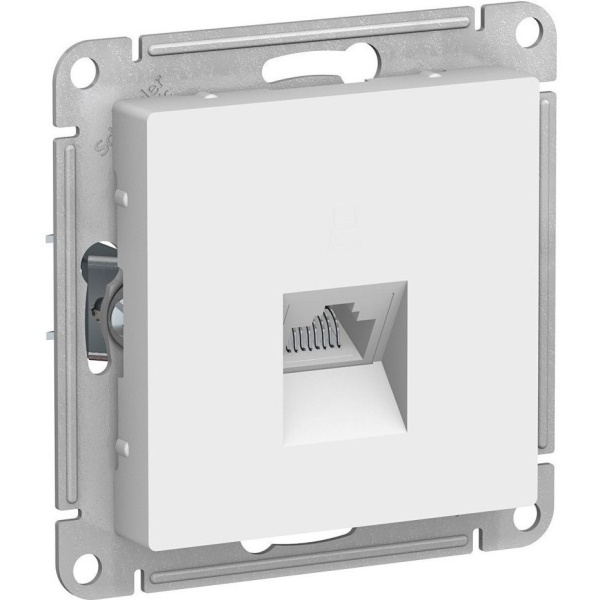 Механизм розетки Schneider AtlasDesign компьютерная 1-ая белый