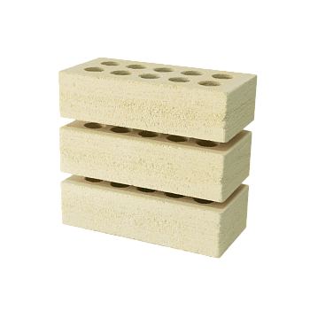 Кирпич Гиперпресс 1НФ ЛИТОС Алеппо Бежевый Крафт (336 шт)